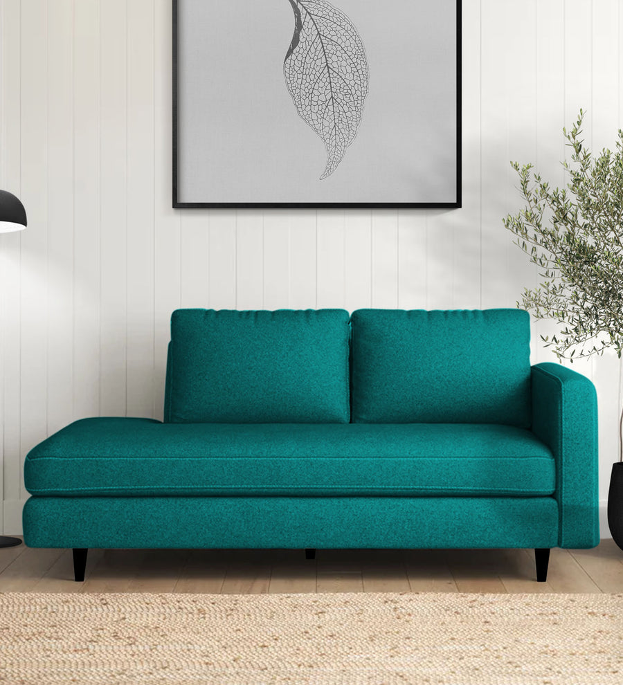 Alitza  LHS Fabric Chaise Lounger - Sea Green by Febonic Living