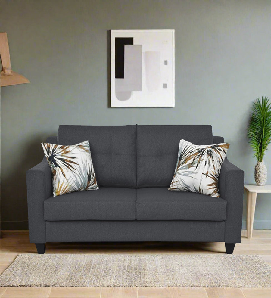 Welly  2 Seater Fabric Sofa - Maba Grey by Febonic Living