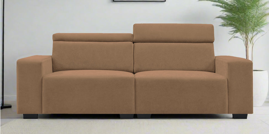 Hiro Fabric 2 Seater Sofa In Dusty Peach Colour - Febonic Living