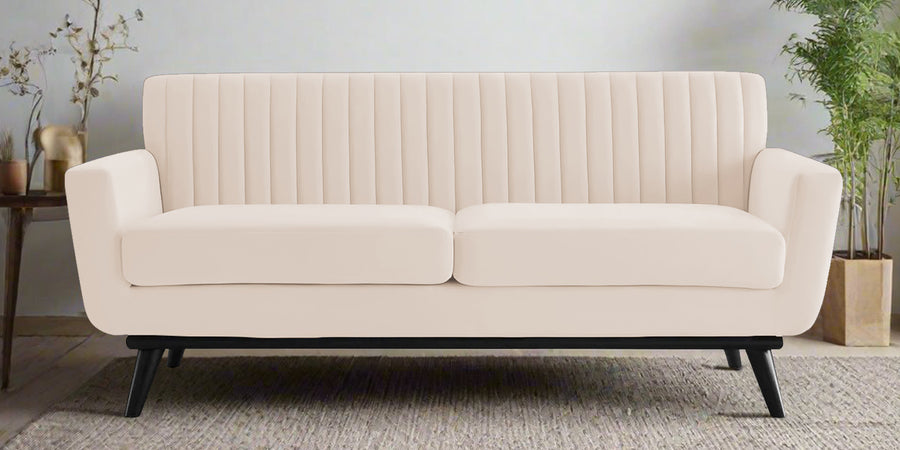 Tucker Velvet 2 Seater Sofa In Camel Beige Colour - Febonic Living