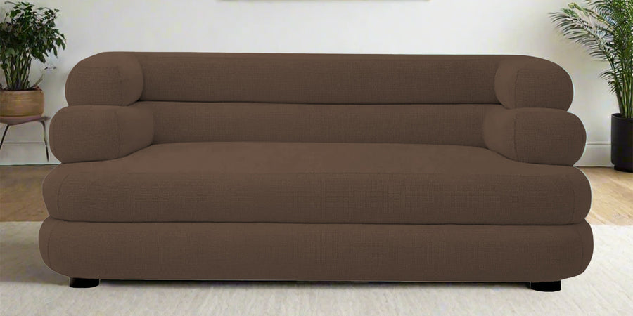 Wener Fabric 2 Seater Sofa In Rosy Brown Colour - Febonic Living