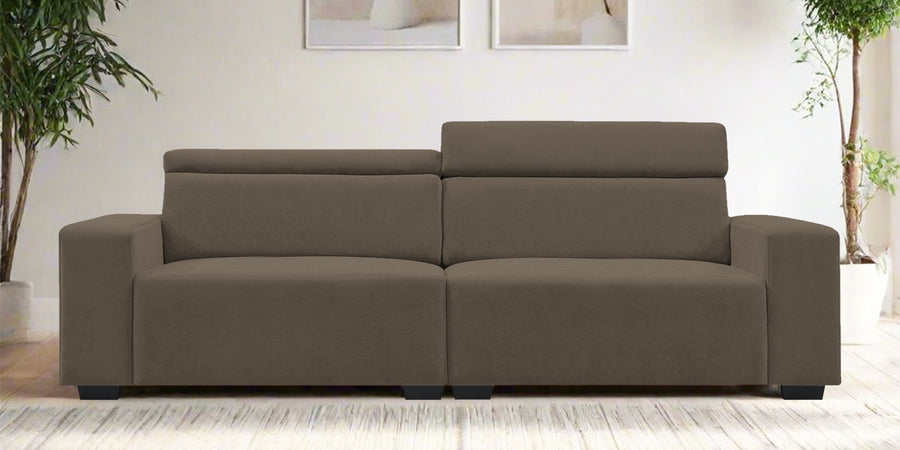 Hiro Fabric 3 Seater Sofa In Broco Dust Colour - Febonic Living
