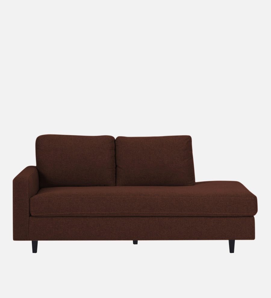 Alitza Fabric Rhs Chaise Lounger In Coffee Brown Colour - Febonic Living