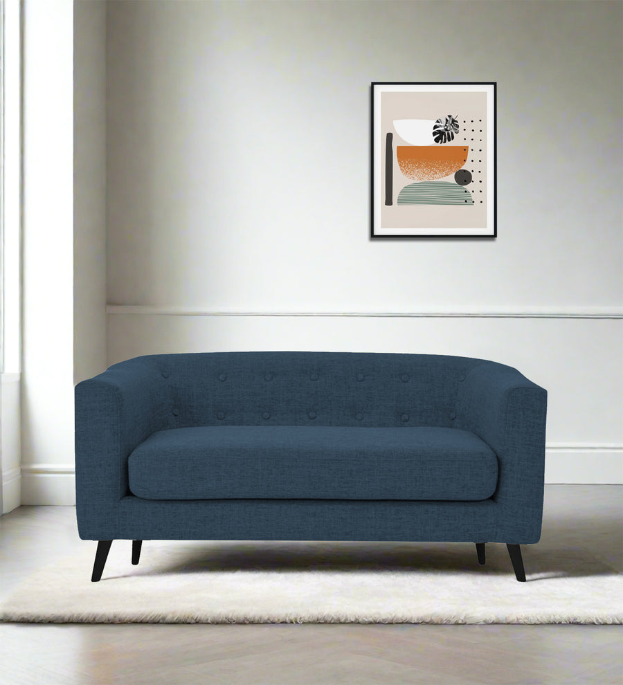 Casper  2 Seater Fabric Sofa - Light Blue by Febonic Living