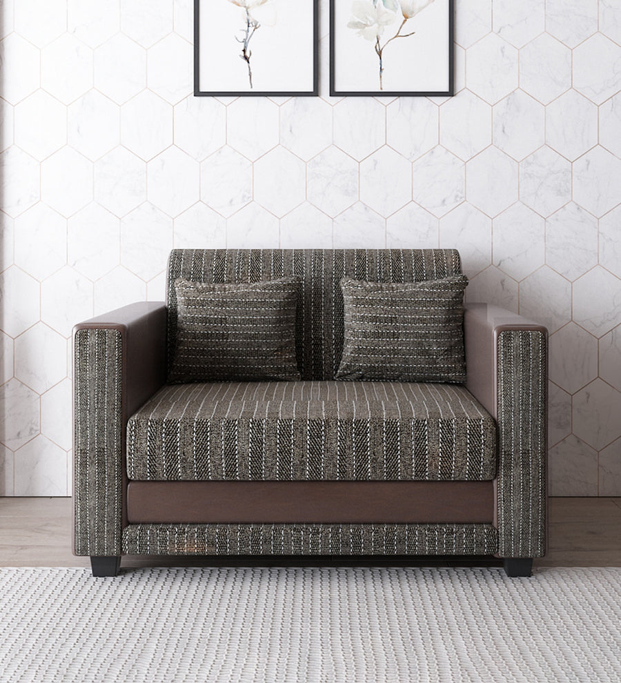 Juno  2 Seater Fabric Sofa - Lama Brown by Febonic Living