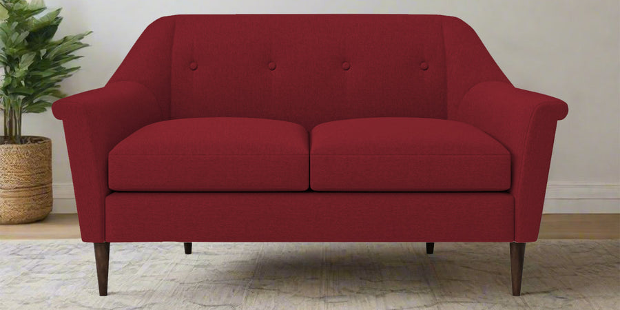 Homer Fabric 2 Seater Sofa In Chilli Red Colour - Febonic Living