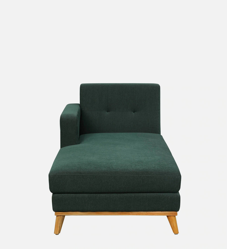 Ethos Fabric Lhs Chaise Lounger In Green Colour - Febonic Living