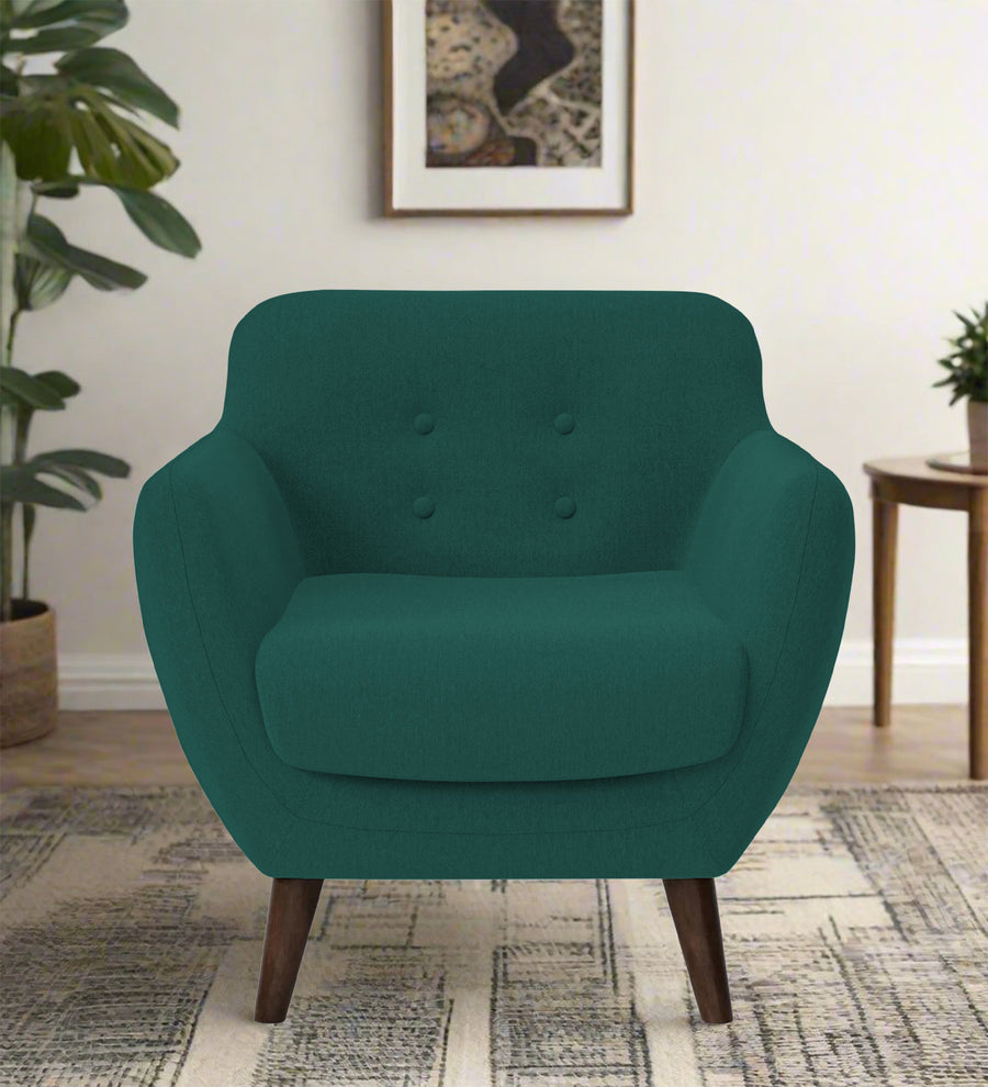 Goofy  1 Seater Fabric Sofa - Sage Green by Febonic Living