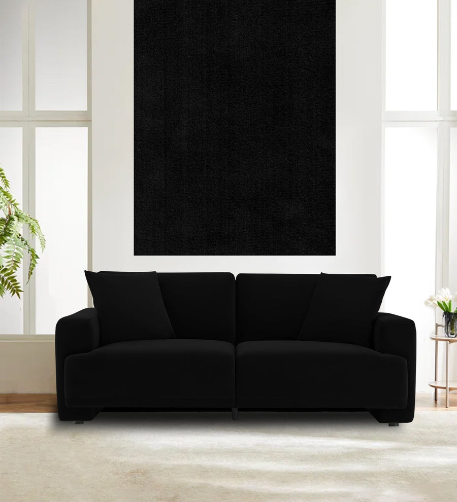 Velvet Mido Fabric Adam Black 115 Code - Febonic Living