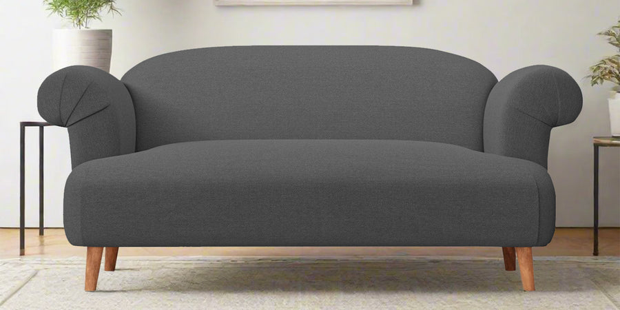 Barber Fabric 2 Seater Sofa In Stone Grey Colour - Febonic Living