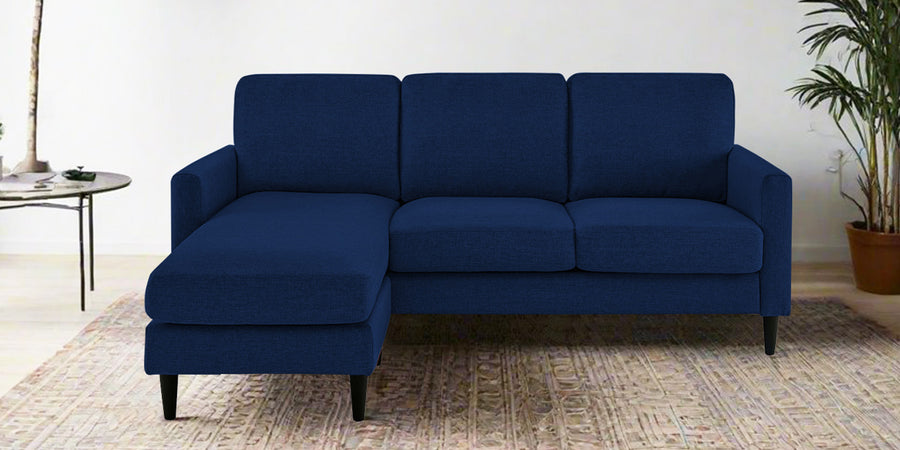 Romie Fabric Rhs Sectional Sofa 2 Lounger In Royal Blue Colour - Febonic Living