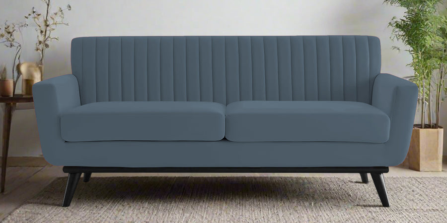 Tucker Velvet 2 Seater Sofa In Oxford Blue Colour - Febonic Living