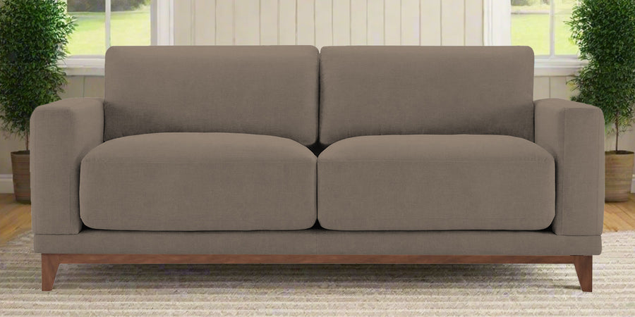 Esha Fabric 2 Seater Sofa In Hazel Beige Colour - Febonic Living