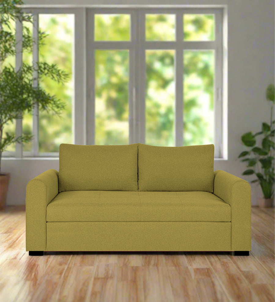 Sigma  2 Seater Fabric Sofa - Parrot Green by Febonic Living