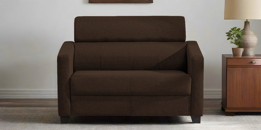 Devo Fabric 2 Seater Sofa In Cidar Brown Colour - Febonic Living