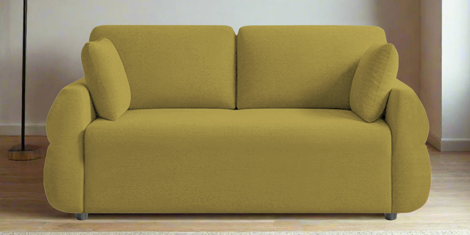 Jack Fabric 2 Seater Sofa In Parrot Green Colour