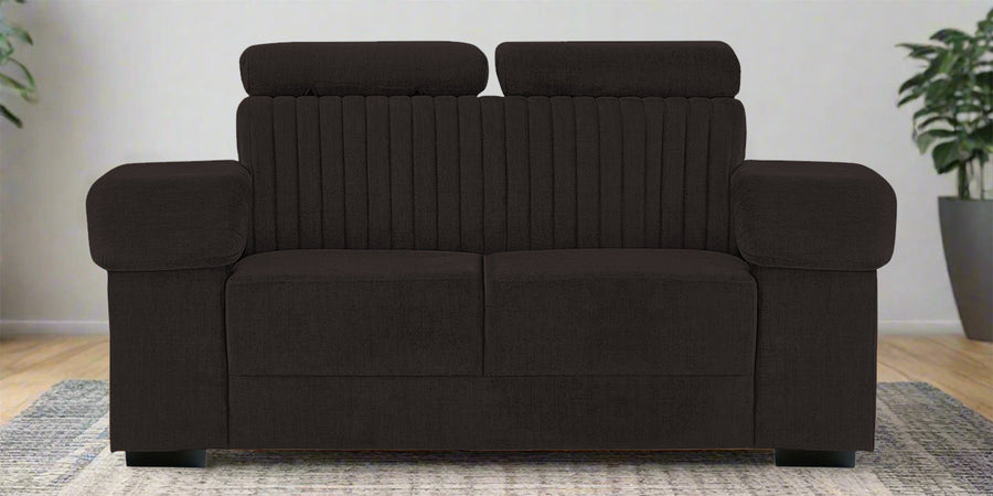 Draco Fabric 2 Seater Sofa In Cara Brown Colour - Febonic Living
