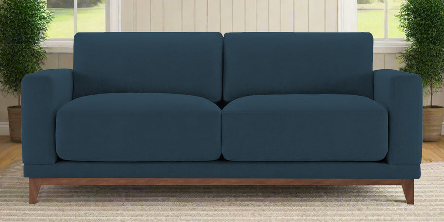 Esha Fabric 2 Seater Sofa In Cool Blue Colour - Febonic Living