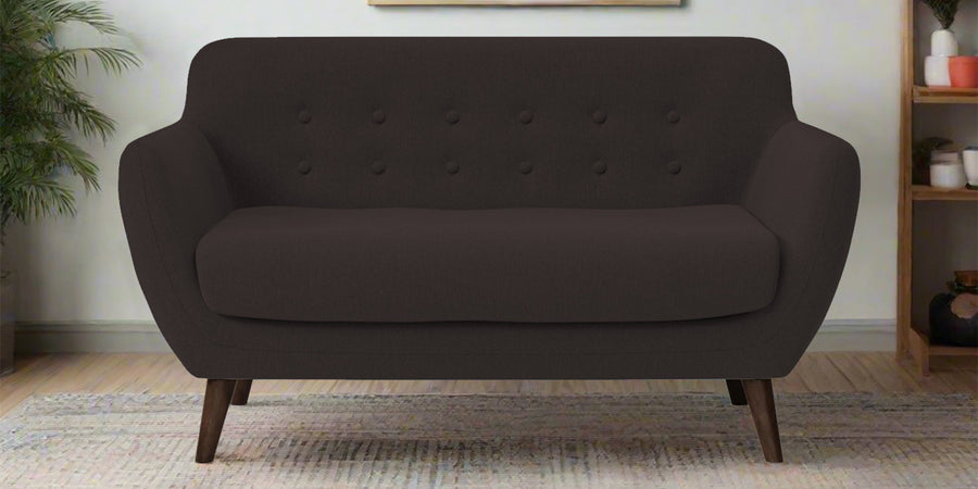 Goofy Fabric 2 Seater Sofa In Pebble Brown Colour - Febonic Living