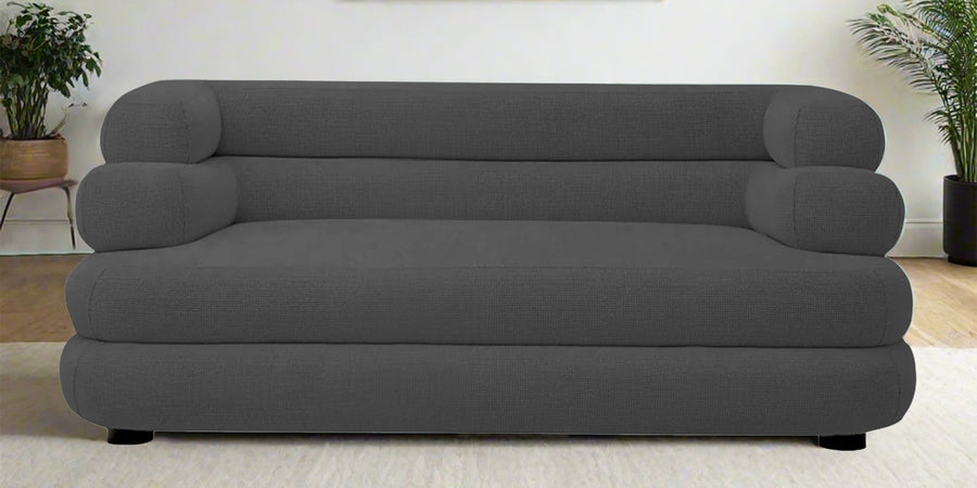 Wener Fabric 2 Seater Sofa In Stone Grey Colour - Febonic Living
