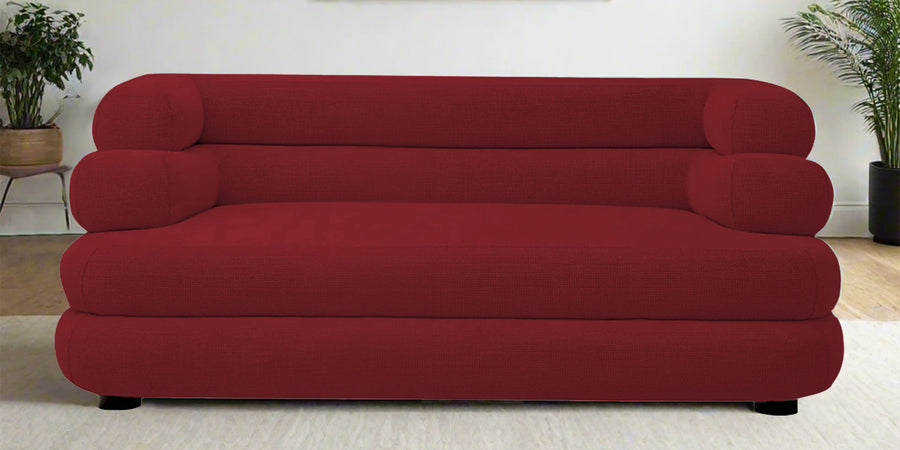 Wener Fabric 2 Seater Sofa In Chilli Red Colour - Febonic Living