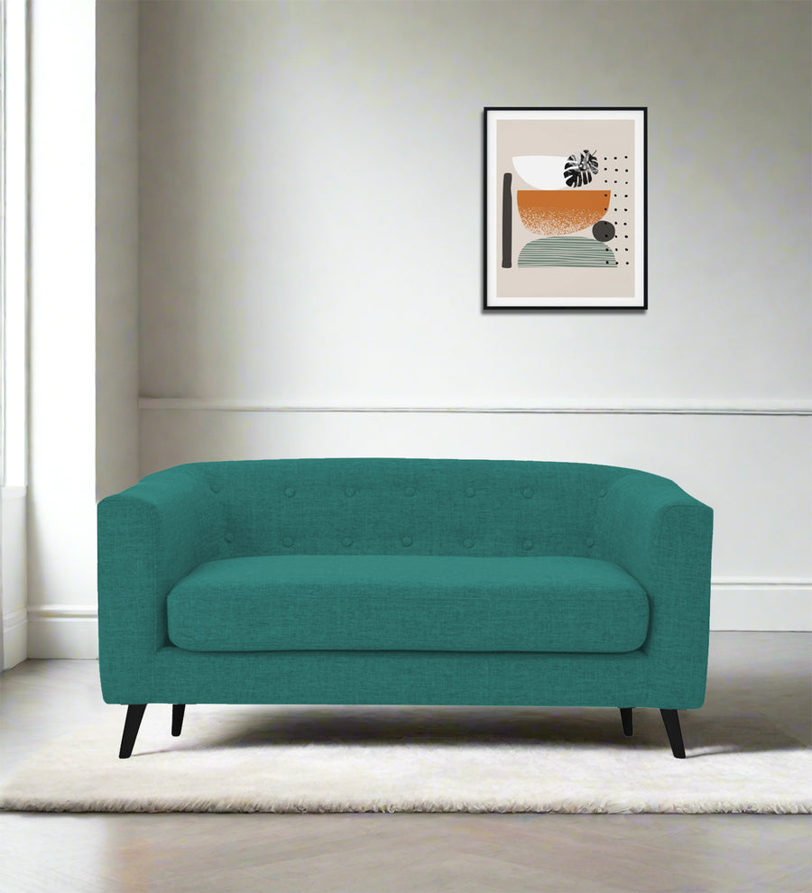 Casper  2 Seater Fabric Sofa - Sea Green by Febonic Living