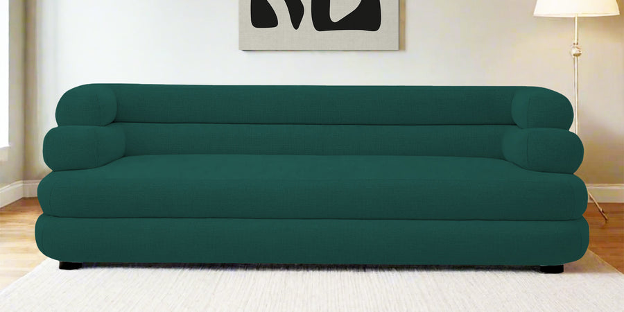Wener Fabric 3 Seater Sofa In Sage Green Colour - Febonic Living