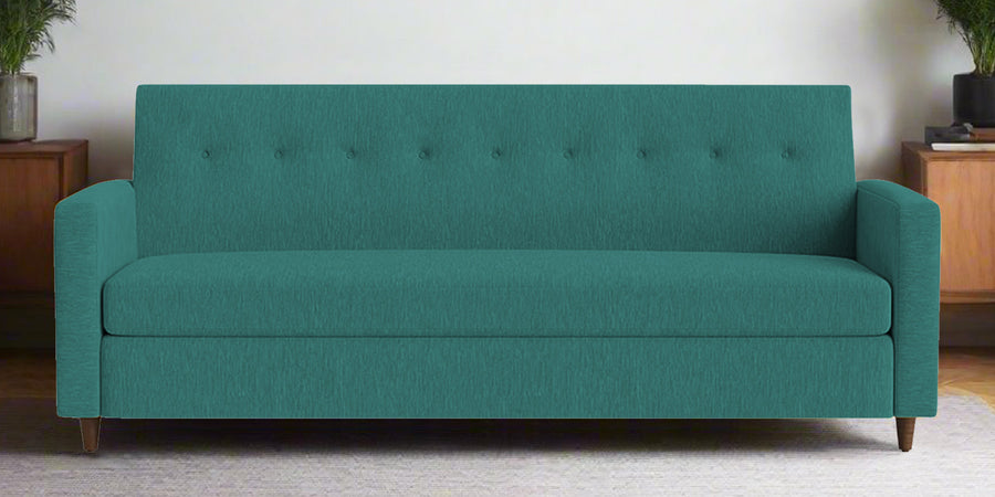 Timon Fabric 2 Seater Sofa In Sea Green Colour - Febonic Living