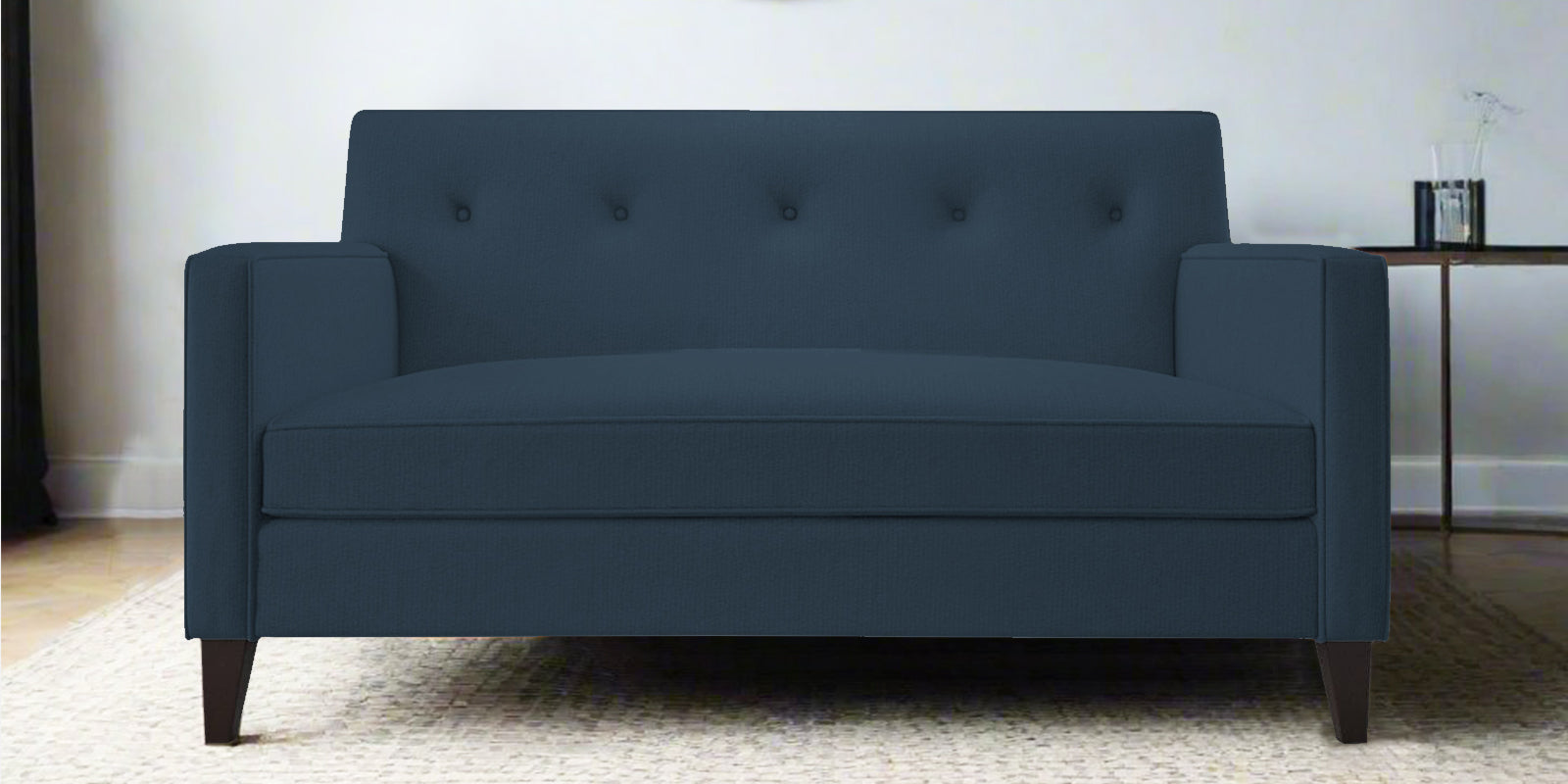 Miller Fabric 2 Seater Sofa in Light Blue Colour