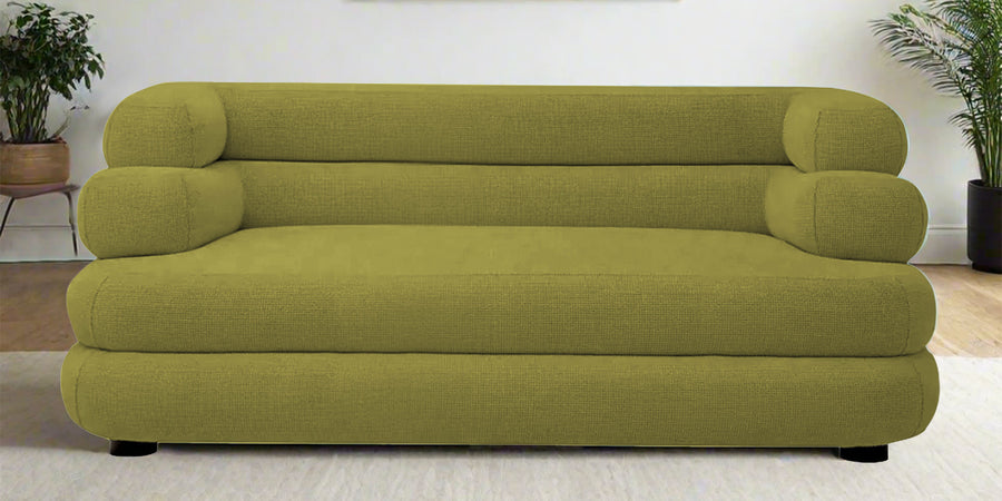 Wener Fabric 2 Seater Sofa In Kelly Green Colour - Febonic Living