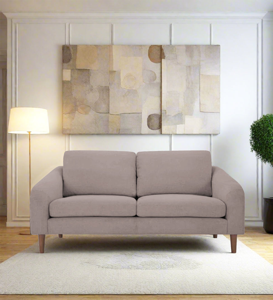 Elara  2 Seater Fabric Sofa - Almond Beige by Febonic Living