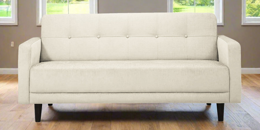 Noha Fabric 2 Seater Sofa In Ivory Cream Colour - Febonic Living