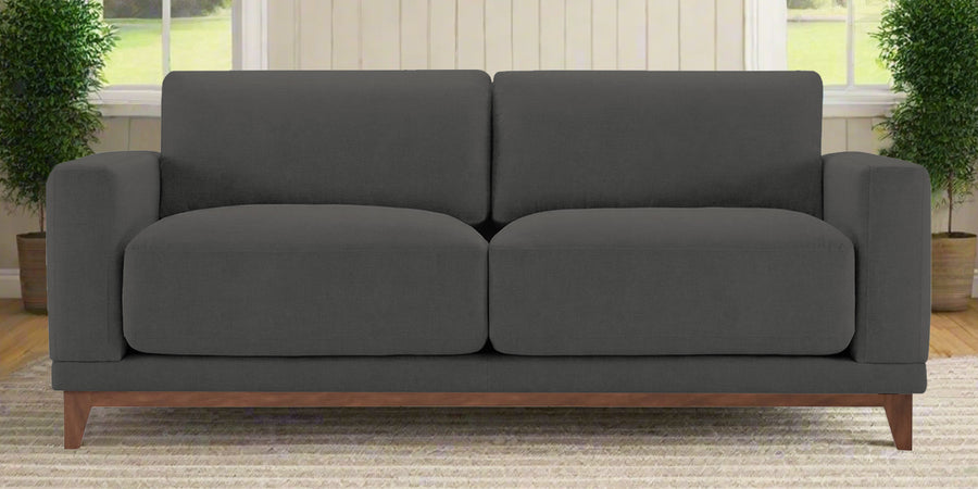 Esha Fabric 2 Seater Sofa In Stone Grey Colour - Febonic Living