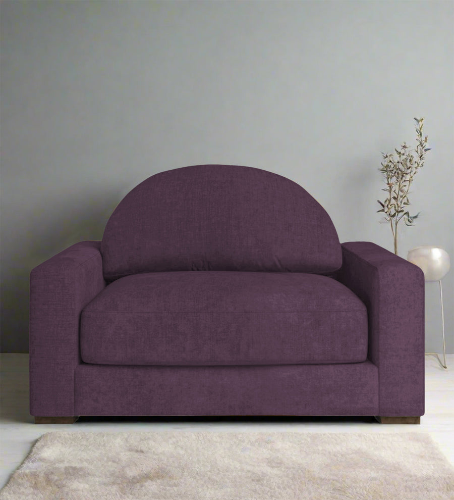 Dara  1 Seater Fabric Sofa - Greek Purple by Febonic Living