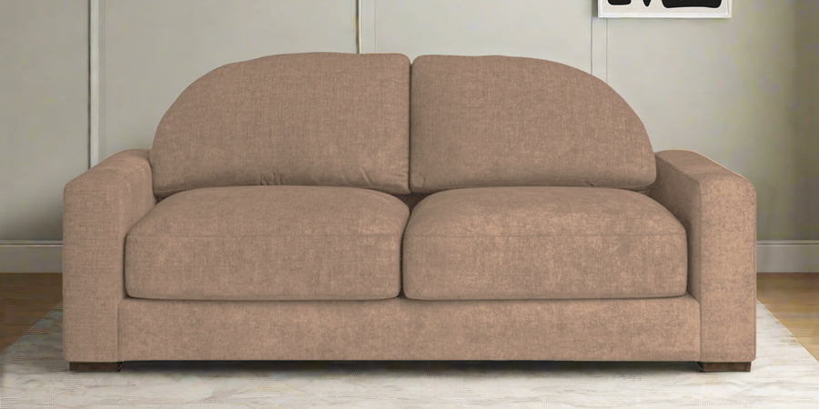 Dara Fabric 2 Seater Sofa In Cookie Beige Colour - Febonic Living