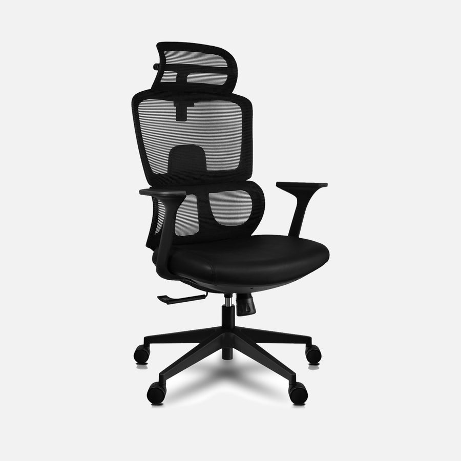 Loyar Mesh Ergonomic Office Chair - Baba Black by Febonic Living