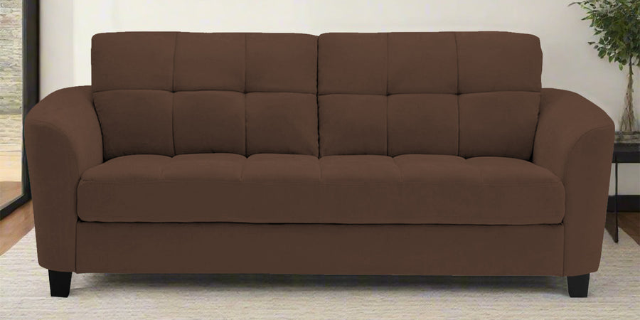 Mulan Fabric 2 Seater Sofa In Ash Brown Colour - Febonic Living