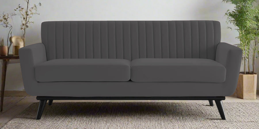 Tucker Velvet 2 Seater Sofa In Davy Grey Colour - Febonic Living