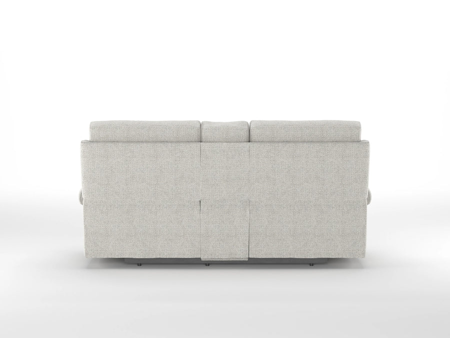Alpeno Fabric 2 Seater Motorized Recliner In Bone Beige Colour - Febonic Living