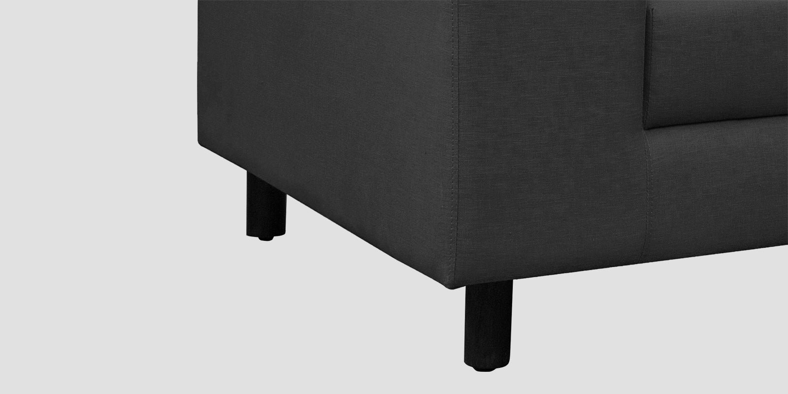 Betty Fabric 6 Seater RHS Corner Sofa In Stone Grey Colour - Febonic Living