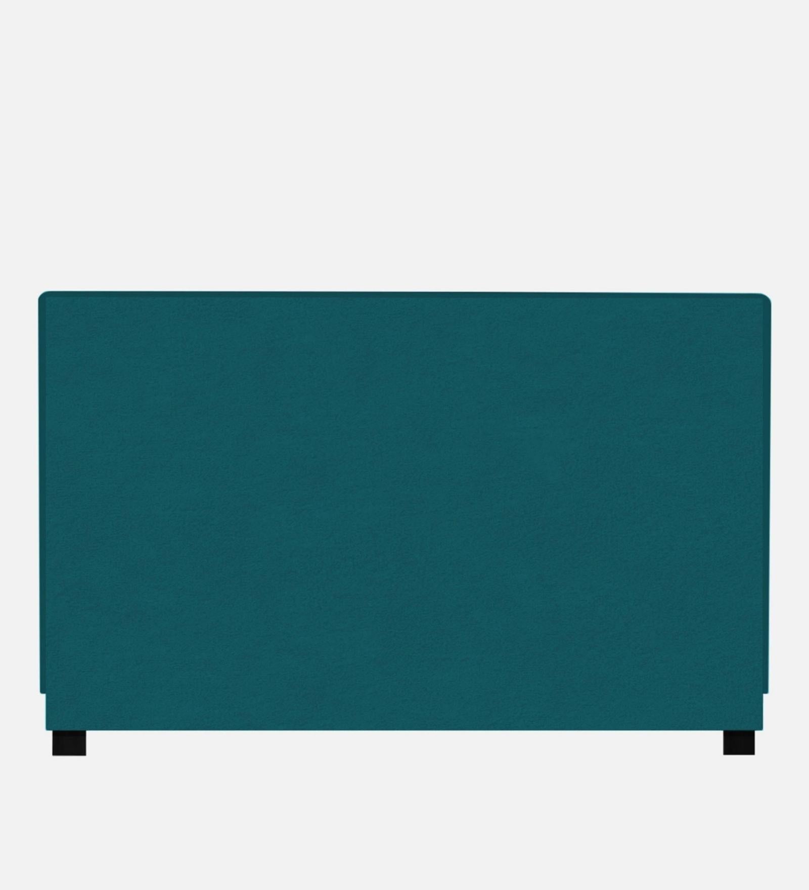 Asyra Fabric Queen Size Bed in Arabian Green Colour With Storage