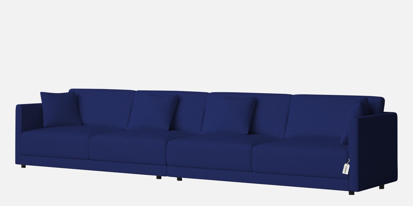 Casso Velvet 4 Seater Sofa in Imperial Blue Colour