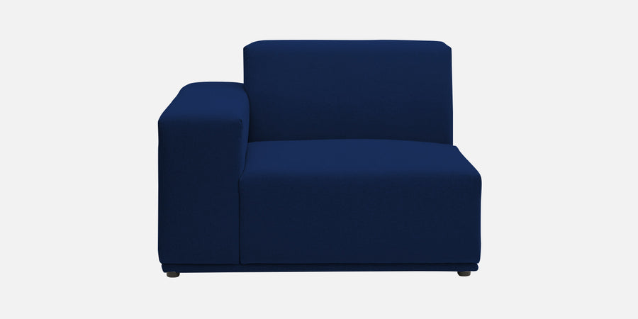 Adam Fabric Rhs Sectional Sofa 3 Ottoman Lounger In Royal Blue Colour - Febonic Living