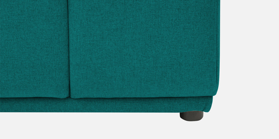Adam Fabric Rhs Sectional Sofa 3 Ottoman Lounger In Sea Green Colour - Febonic Living