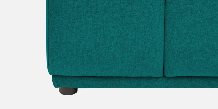 Adam Fabric Lhs Sectional Sofa 3 Ottoman Lounger In Sea Green Colour - Febonic Living