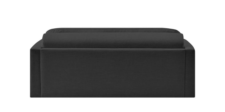 Rosa Fabric 3 Seater Foldable Sofa Cum Bed In Charcoal Grey Colour - Febonic Living