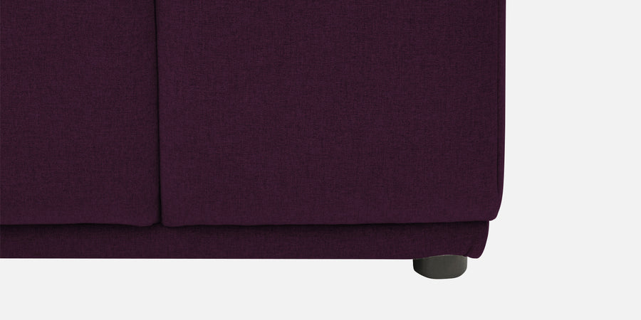 Adam Fabric Rhs Sectional Sofa 3 Ottoman Lounger In Greek Purple Colour - Febonic Living