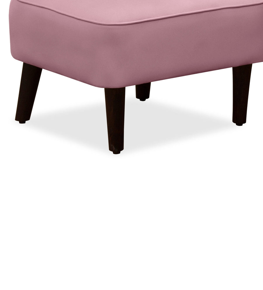 Robby Velvet Slipper Chair In Millennial Pink Colour - Febonic Living