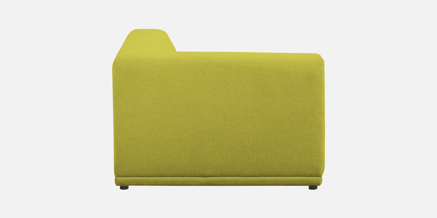 Adam Fabric Lhs Sectional Sofa3 Ottoman Lounger In Parrot Green Colour - Febonic Living