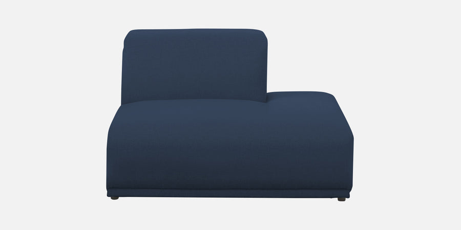 Adam Fabric Rhs Sectional Sofa 3 Ottoman Lounger In Denim Blue Colour - Febonic Living